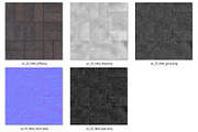 Brown granite pavement, a Textures & Material 3D Model by happy brush (Thumbnail 7 of 7)
