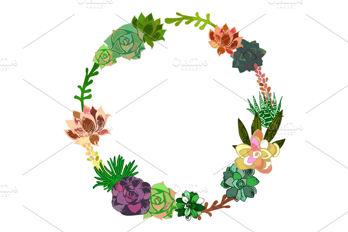Succulents Bundle PNG + Patterns, an Illustration by Alexandra Fulger (Photo 8 of 8)