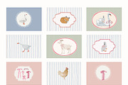 Vintage Nursery Prints Bundle - 140, a Background Graphic by Artemsky (Thumbnail 16 of 17)