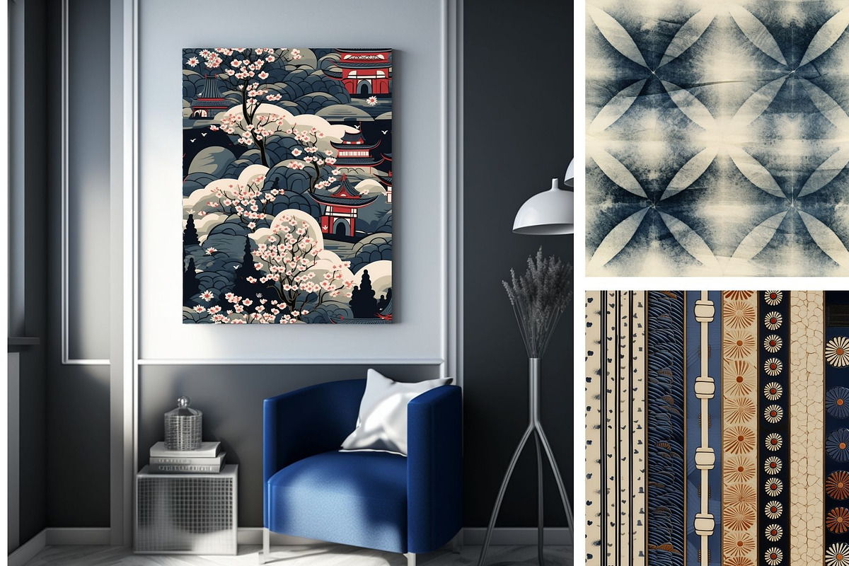 27 seamless Japan vintage pattern, a Pattern Graphic by ARTOZEN DIGITAL (Photo 12 of 15)
