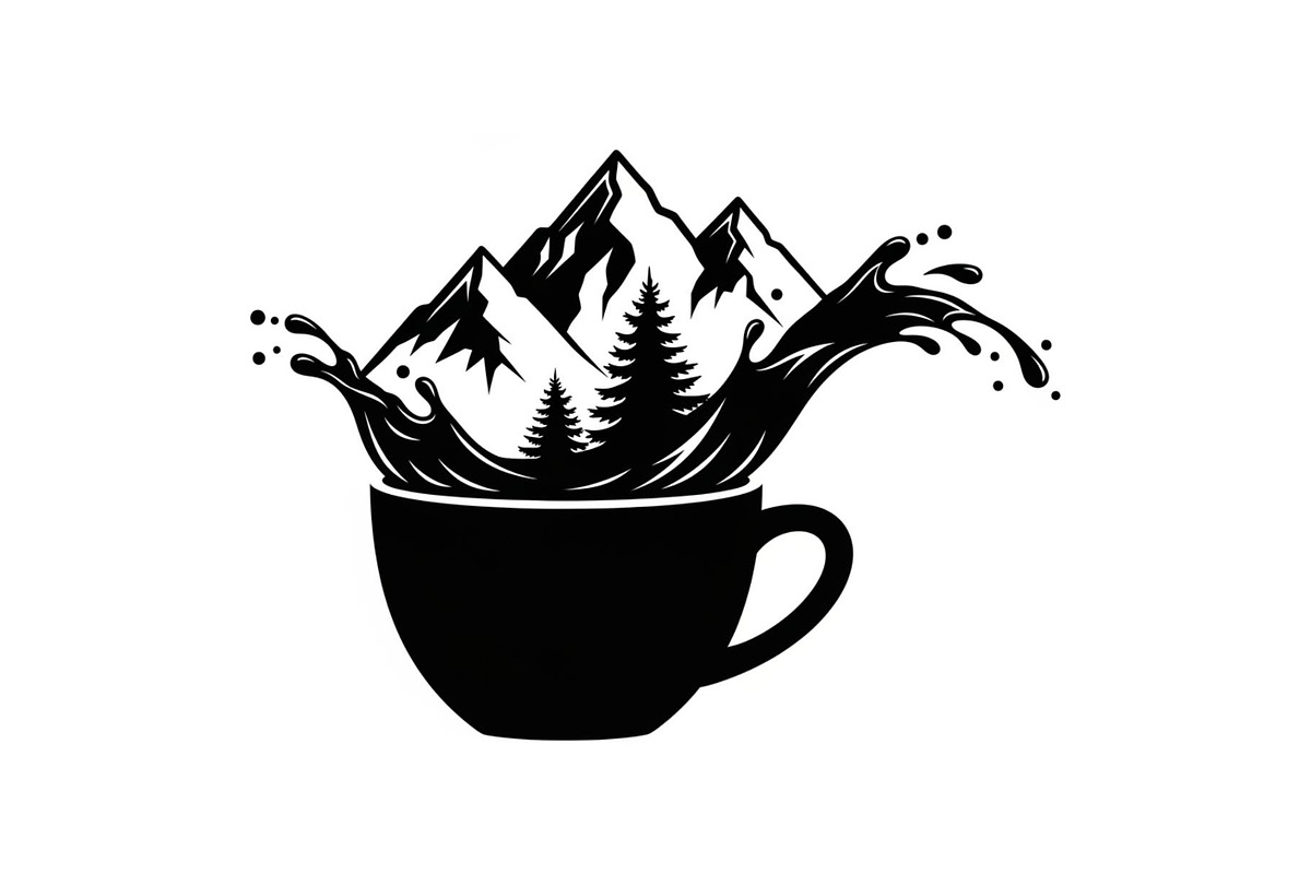 Mountain Coffee Cup Design Bundle, an Illustration by yasushie (Photo 26 of 31)
