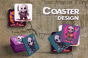 Cartoon Horror Halloween Guys 04., a Decorative Illustration by KENO Mascots (Thumbnail 8 of 10)