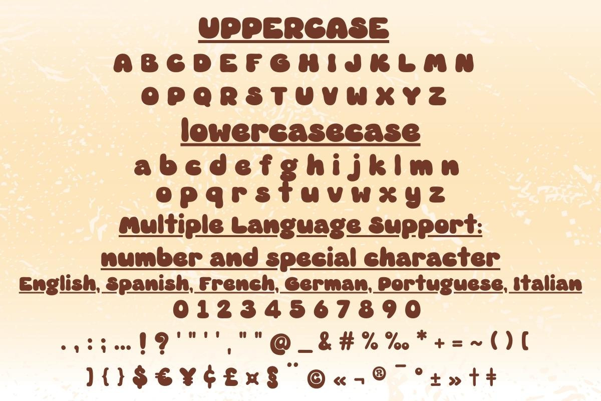 Groovy Retro Era - Handwritting, a Handwritten Font by Charmingbear59.design (Photo 5 of 5)