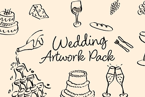 Wedding Artwork Illustration Pack