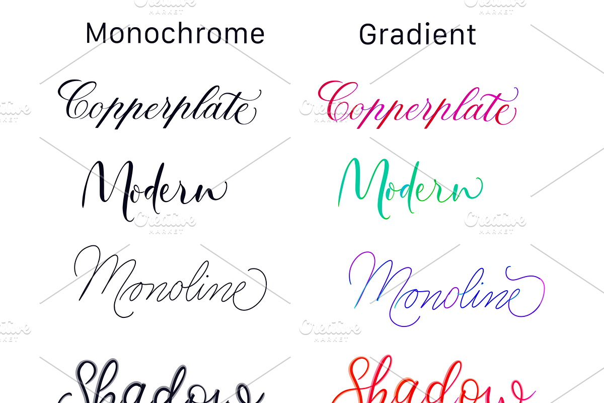 Traceable Copperplate Calligraphy Workbook, image size:1200x800