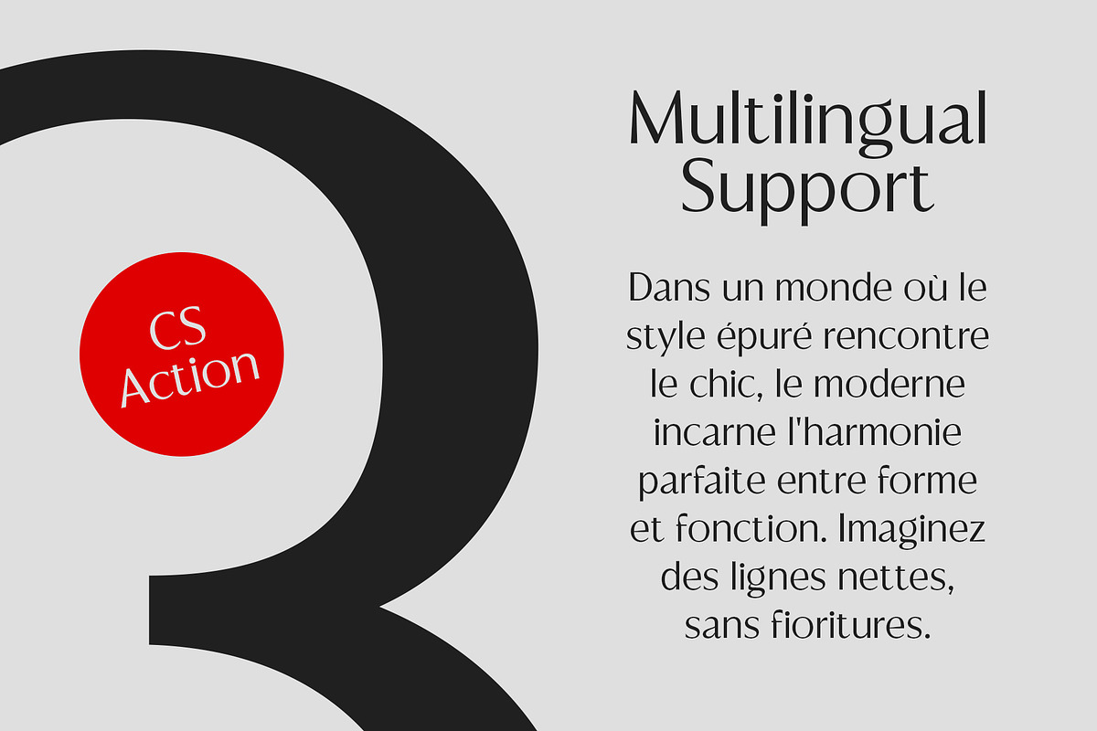 CS Action – Contemporary Font, a Sans Serif Font by Craft Supply Co. (Photo 4 of 8)