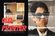 Old Printer Scan Distortion Effect, a Layer Style Add-On by smishura (Thumbnail 1 of 5)