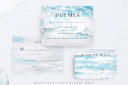 Seascape Sunset Wedding Set, an Invitation Template by Kolorata Art (Thumbnail 4 of 5)