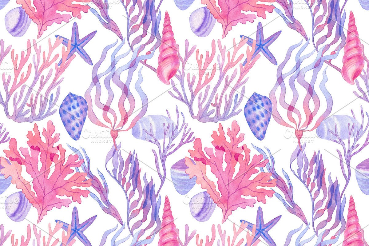 Coastal finds, a Seasonal Illustration by Watercolor life (Photo 6 of 8)