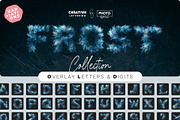 Frost Growths Letters Overlays, a Symbol Font by PhotoSpirit (Thumbnail 1 of 8)