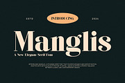 Manglis - Classy & Stylish Serif, a Serif Font by TypeLogue (Thumbnail 1 of 5)