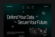 Figma Cybersecurity Landing Page, a Templates & Theme by Musara (Thumbnail 2 of 5)