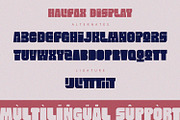 Halifax Display Font, a Script Font by Alpaprana (Thumbnail 3 of 9)