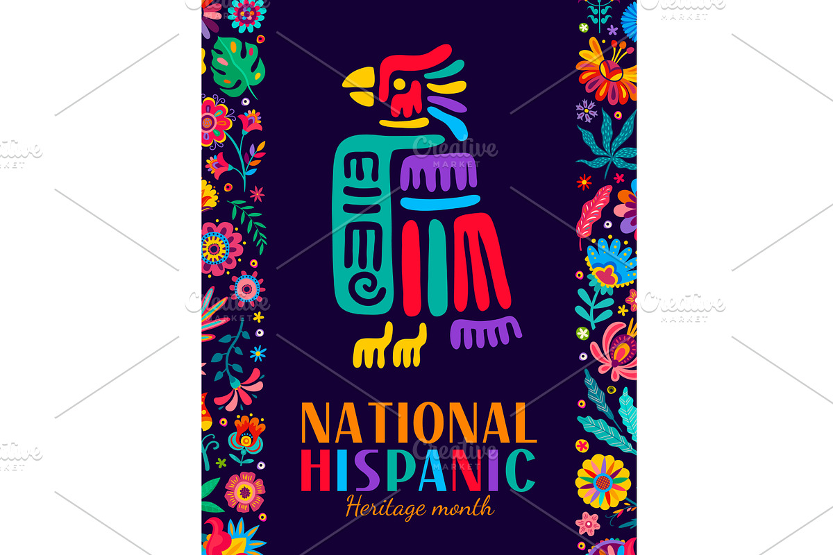 Aztec eagle bird totem, a Seasonal Illustration by Vector Tradition