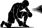 Boxing Fighter Silhouette Bundle, an Illustration by Designs_River (Thumbnail 31 of 31)