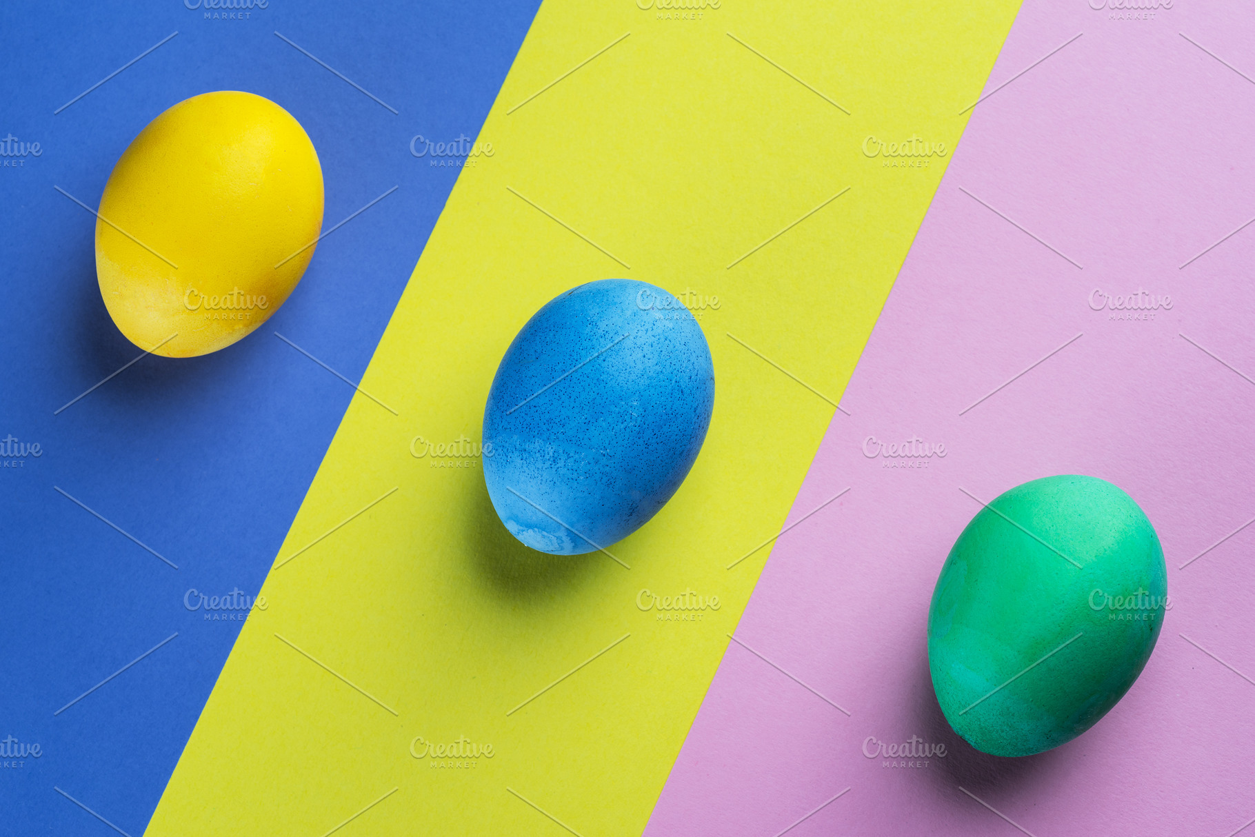 Stained Easter eggs as an attribute, a Photo by Volff