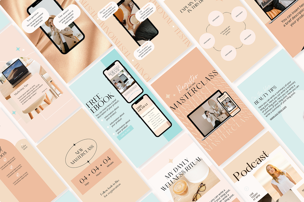 Instagram Creator Canva templates, a Social Media Template by DesignKora (Photo 12 of 19)