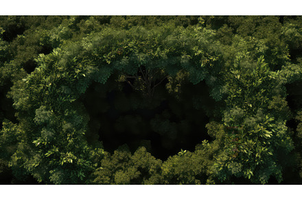 background overhead tree border top, a Nature Photo by pikepicture