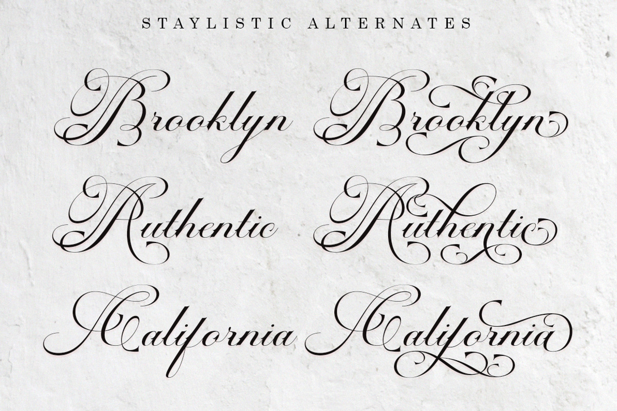 Cardilan | Tattoo Font, a Script Font by Romiecreative (Photo 3 of 8)