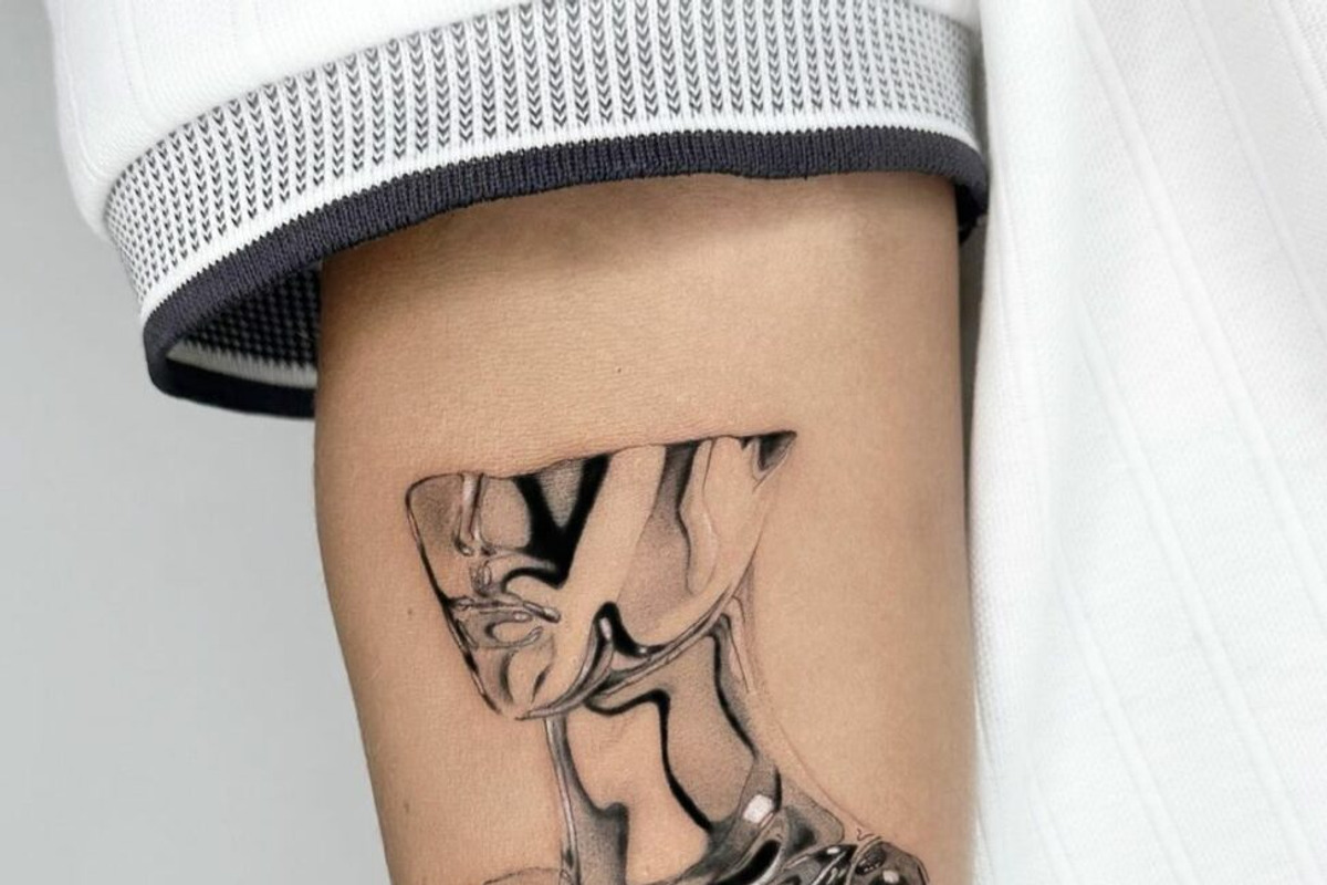 250+ Chrome Tattoo Designs, a Decorative Illustration by ProcreateInk (Photo 5 of 7)