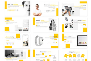 Bananen - Powerpoint Template