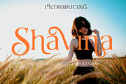 Shavina Serif Font with beauty swash, a Serif Font by SHEILLA (Thumbnail 2 of 5)