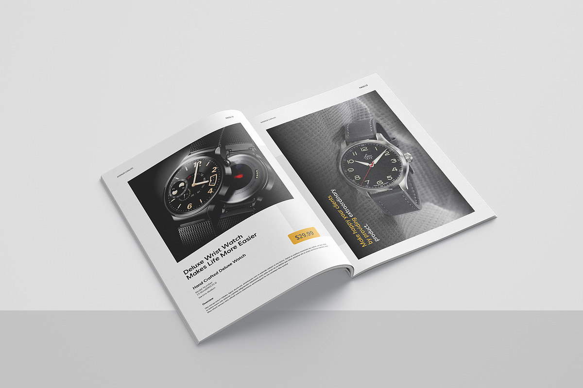 Minimal Product Catalog Template, a Brochure Template by astutedesign11 (Photo 5 of 9)