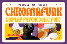 Chromafunk Display Psychedelic Font