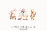 Little Friends Love, an Animal Illustration by PeDe Designs (Thumbnail 4 of 11)