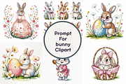 Prompt for Bunny Clipart, a Graphic by Milano Creative (Thumbnail 1 of 4)