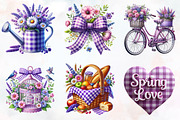 colorful spring clipart, a Seasonal Illustration by RobertsArt (Thumbnail 7 of 7)