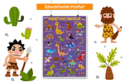 A to Z Prehistoric Dinosaur, an Animal Illustration by arsansp (Thumbnail 5 of 6)