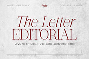 The Letter Editorial – Modern Serif, a Serif Font by Lettertype Studio (Thumbnail 1 of 16)