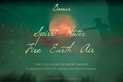 Gold Foil Alchemy Elements Instagram, an Object Graphic by Illumineer Media & Design (Thumbnail 2 of 10)