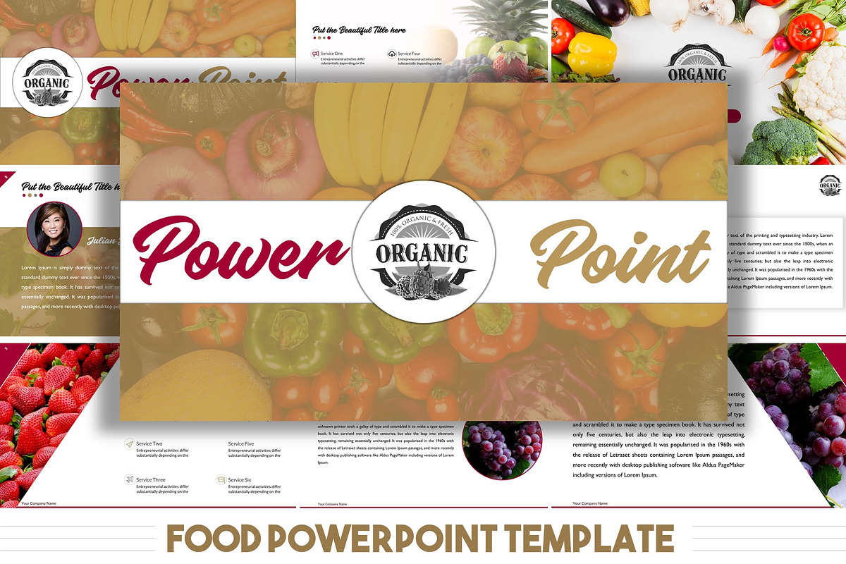 [PPTX] Food PowerPoint Presentation, a Presentation Template by litoondev (Photo 13 of 27)