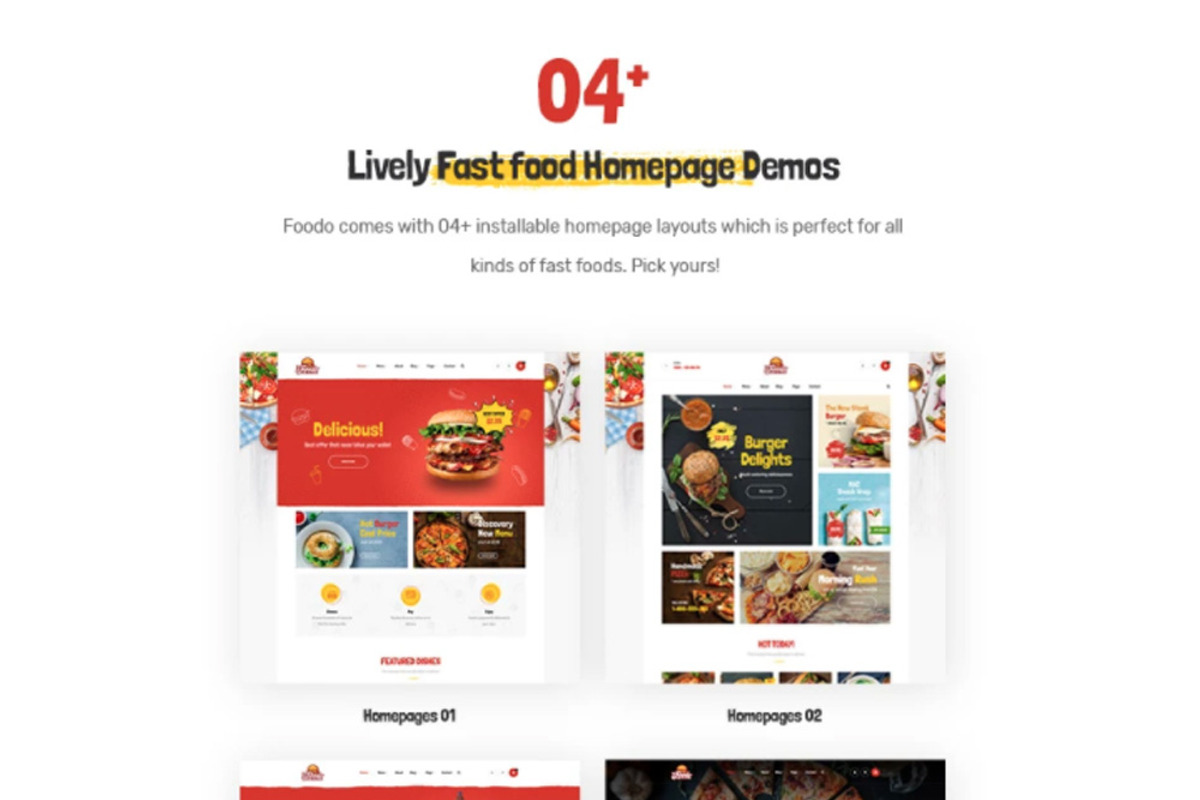 Leo Foodo - Fastfood & Restaurant Pr, a Websites & App Template by LeoTheme (Photo 6 of 14)