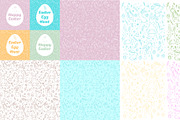 Easter doodle backgroungs bundle, a Pattern Graphic by VioSilent (Thumbnail 1 of 2)