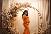 Floral Ring Backdrops Maternityshoot, a Background Graphic by Chipshpow Graphics (Thumbnail 9 of 13)
