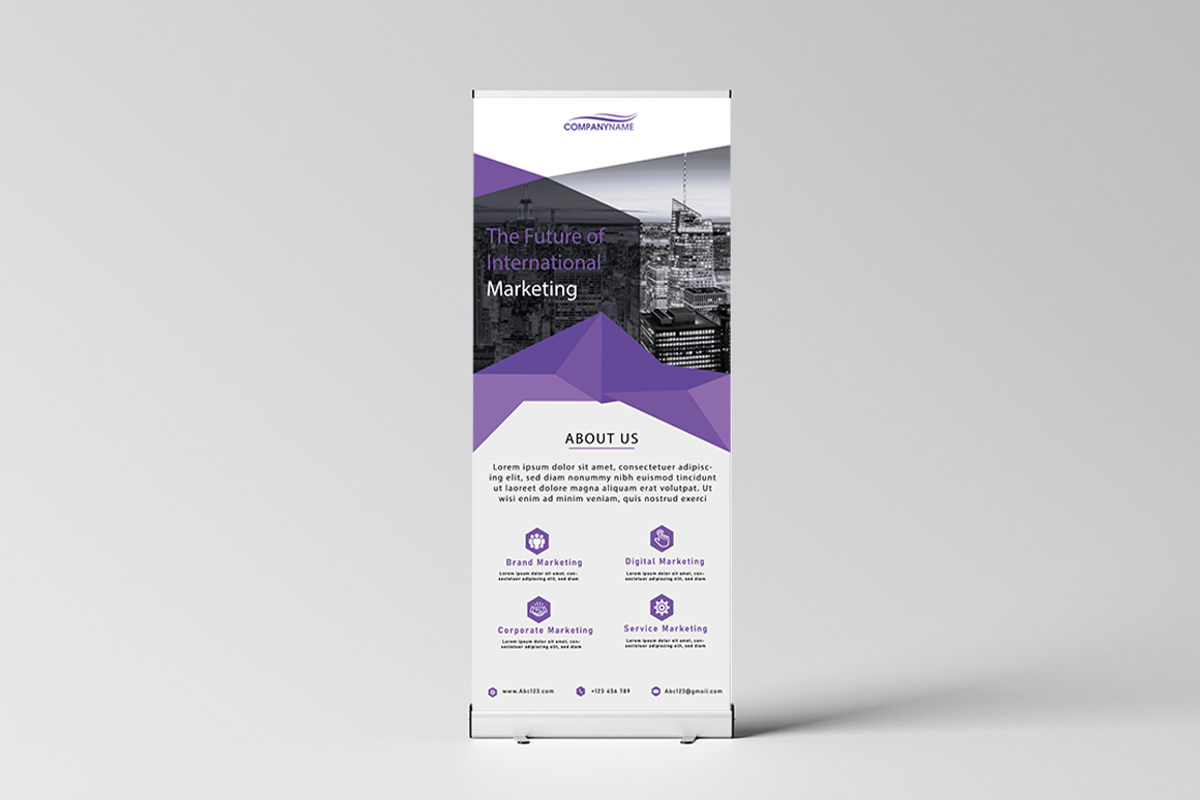 Roll up banner Template Bundle, a Presentation Template by Asker Design (Photo 5 of 6)