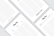 Minimal Sign Up Sheet, a Stationery Template by Amit Debnath (Thumbnail 4 of 6)
