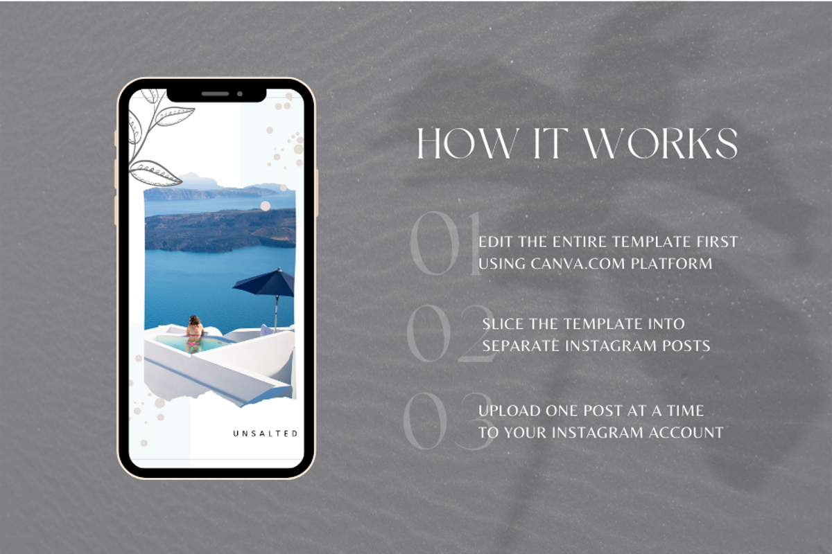 CANVA | Unsalted Instagram Puzzle, a Social Media Template by 9inchideas (Photo 4 of 8)