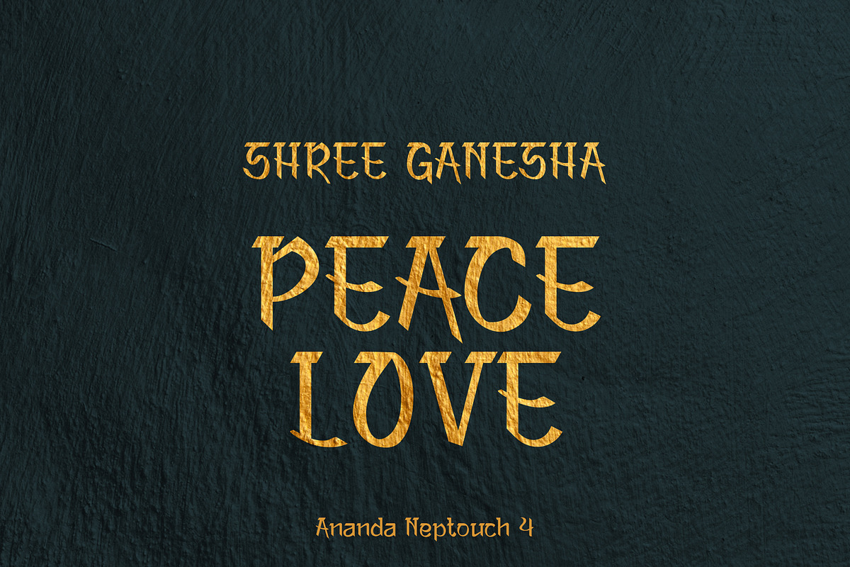 Ananda Neptouch 4 - Font, a Font by aannda (Photo 7 of 10)