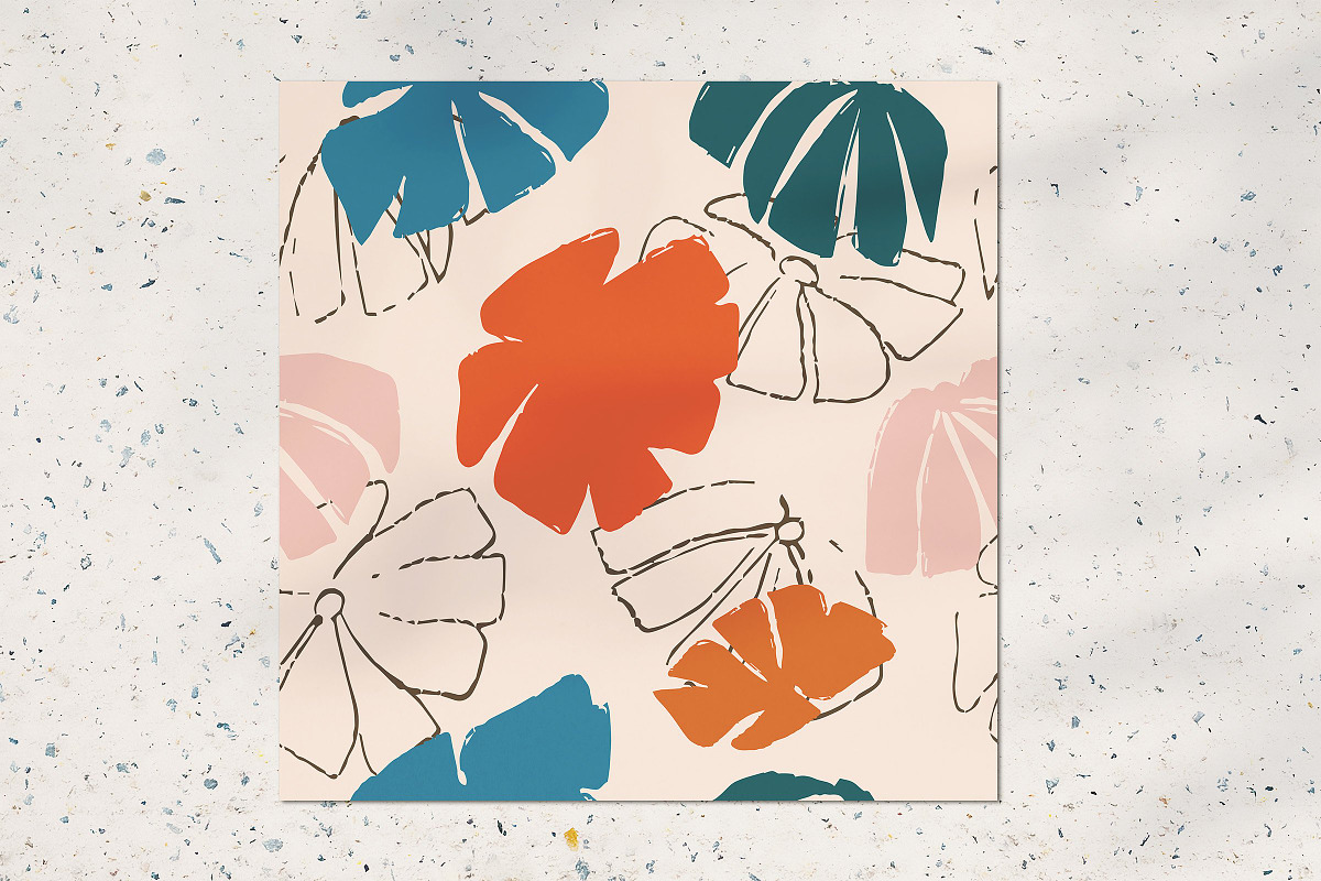 Flowers seamless pattern, a Pattern Graphic by Norse Studio (Photo 2 of 2)
