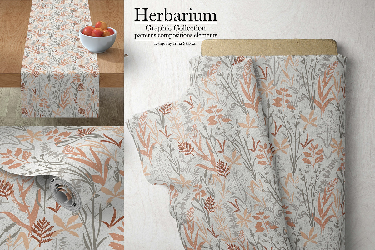 HERBARIUM. Vector set, a Pattern Graphic by Irina Skaska (Photo 3 of 12)