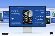 Smart City Infrastructure Pitch Deck, a Presentation Template by Claymoon Lab (Thumbnail 1 of 7)