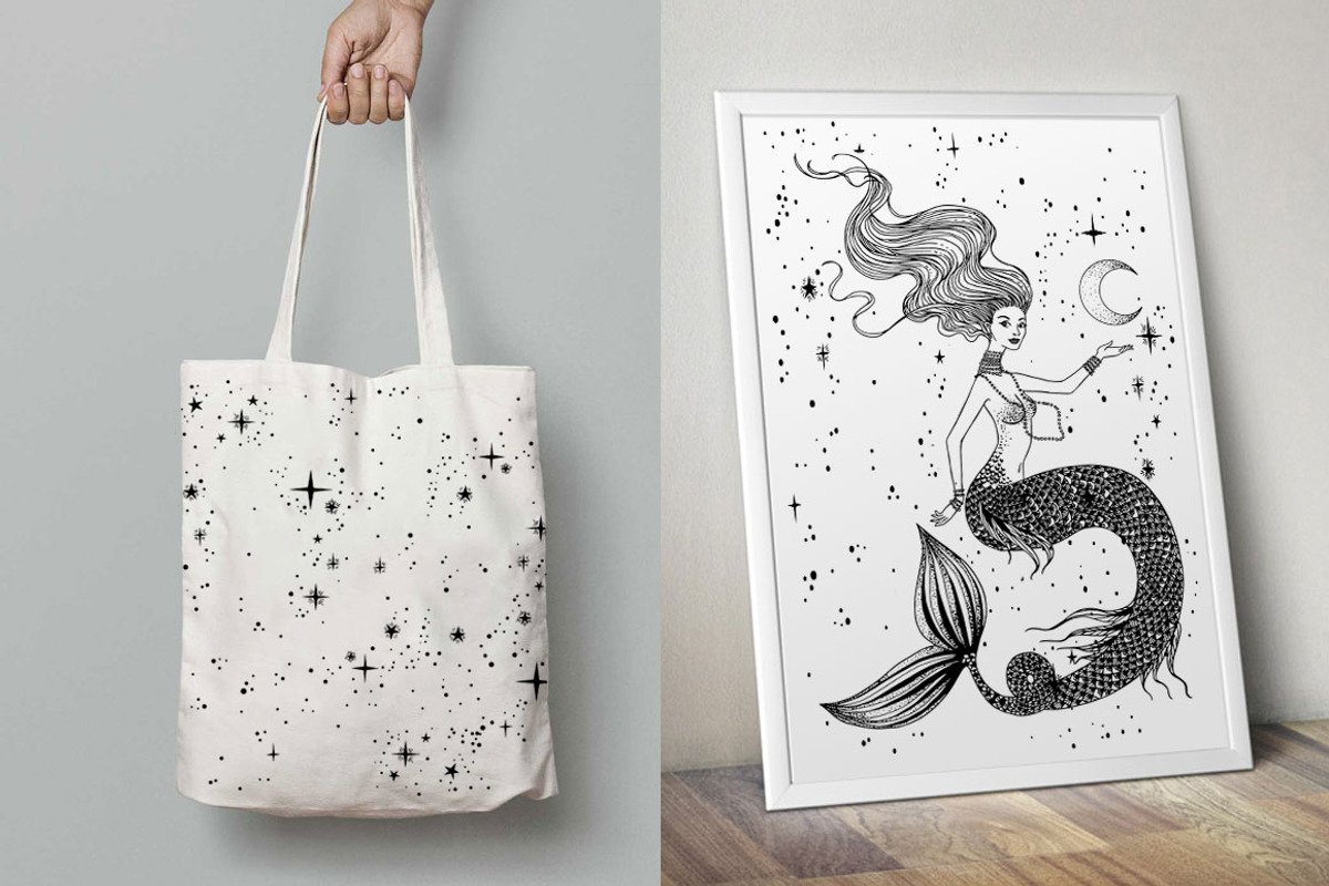 Magical Mermaid, a Decorative Illustration by Anastasia (Photo 4 of 5)