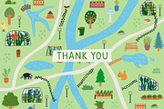 Botanical Garden Map, a Decorative Illustration by AnkaDrozd (Thumbnail 11 of 11)