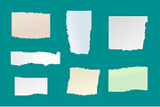 realistic torn paper collection, a Decorative Illustration by nicollr's store (Thumbnail 1 of 3)