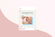 Lash Tech Instagram Template, a Social Media Template by Adored Templates (Thumbnail 4 of 10)