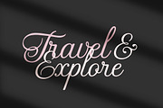 Just Hello Script Font, a Script Font by Salt & Pepper Designs (Thumbnail 5 of 8)